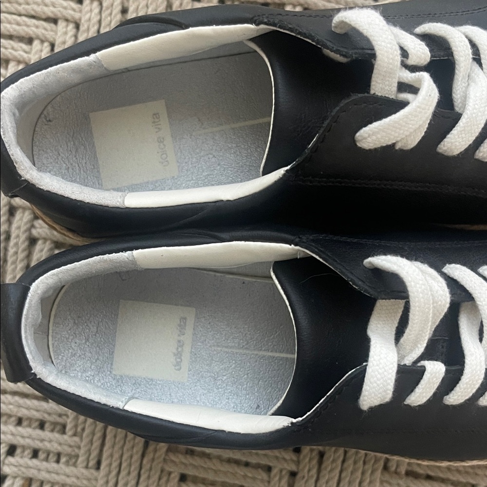 Dolce Vita Black Platform Sneakers - Picture 3 of 10